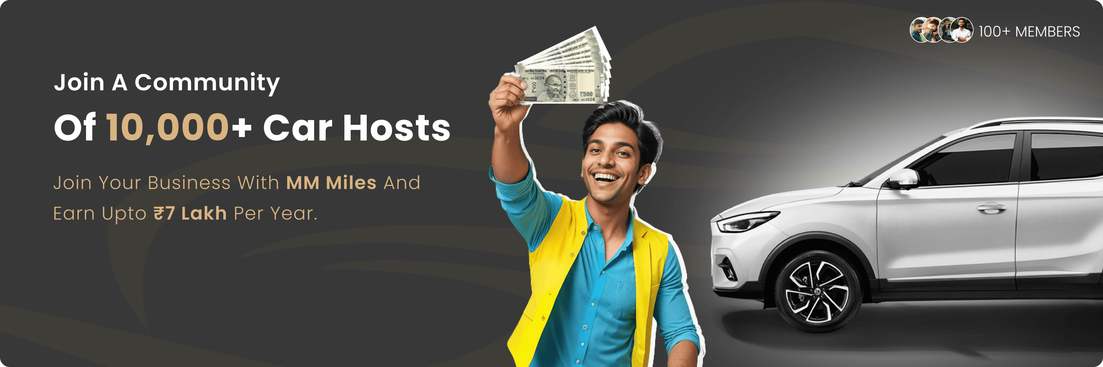 Car booking steps illustration